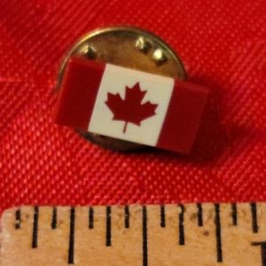 Canadian Flag Pin Badge